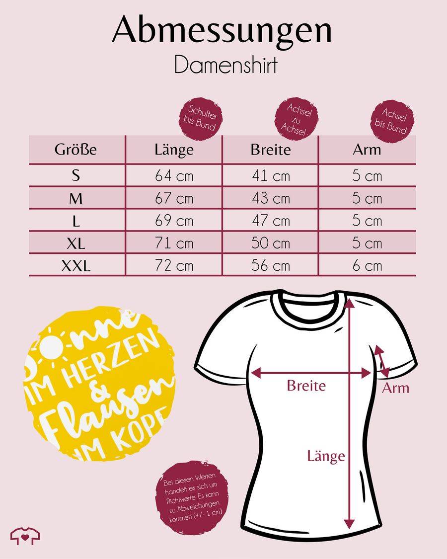 Shirtracer Sonne Im Herzen Und Flausen Im Kopf - Weiß: T-Shirt Turnbeutel Shirtracer