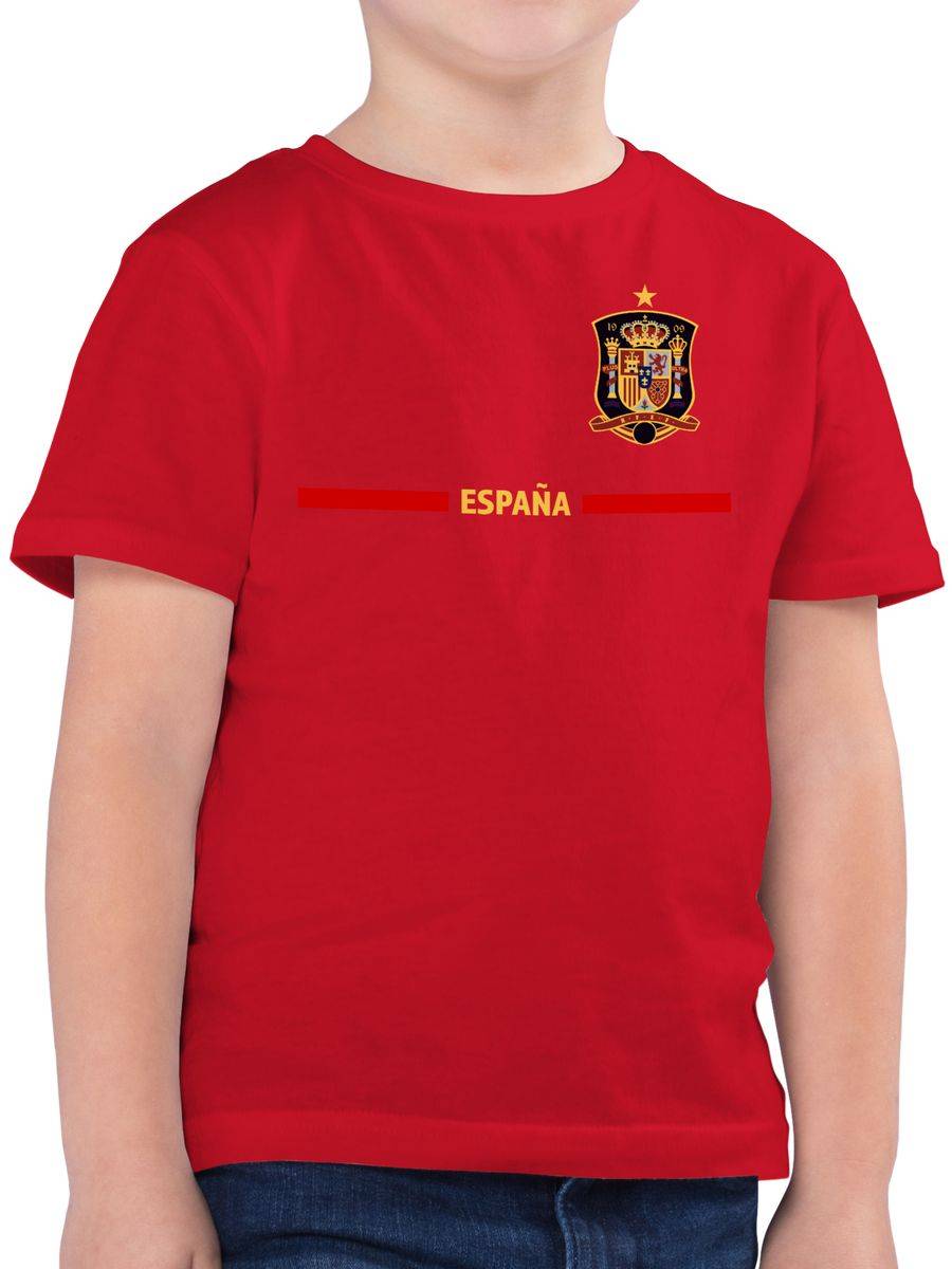 Shirtracer Spanisches Trikot Wappen España mit Stolz Spanien Fan-Motiv Shirtracer