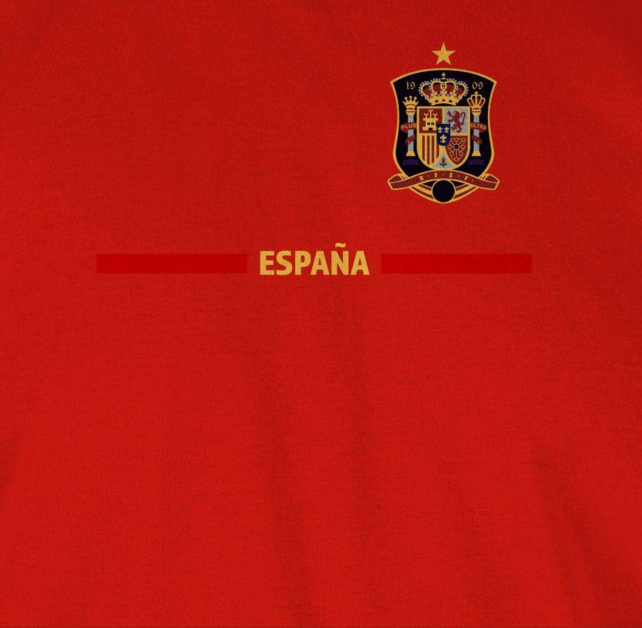 Shirtracer Spanisches Trikot Wappen España Mit Stolz Spanien Fan-Motiv Shirtracer