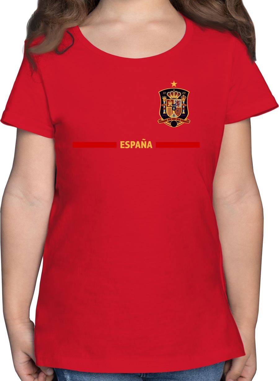 Shirtracer Spanisches Trikot Wappen España mit Stolz Spanien Fan-Motiv Shirtracer