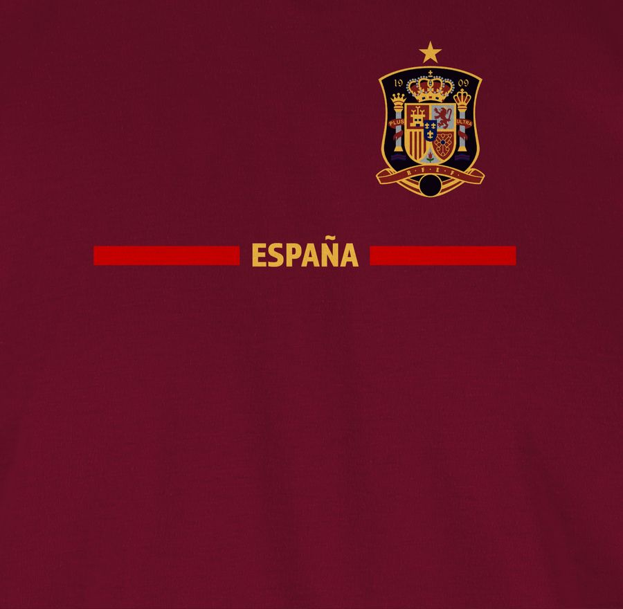 Shirtracer Spanisches Trikot Wappen España Mit Stolz Spanien Fan-Motiv Shirtracer