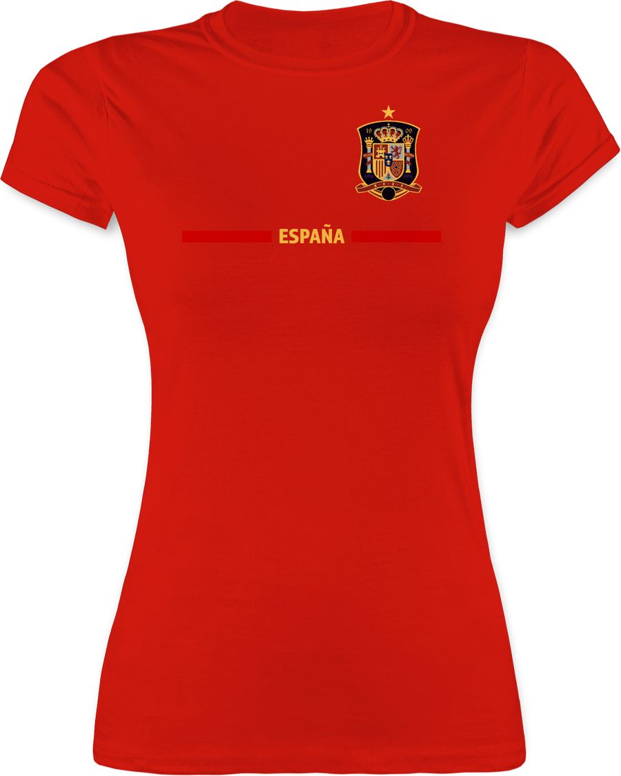Shirtracer Spanisches Trikot Wappen España Mit Stolz Spanien Fan-Motiv Shirtracer