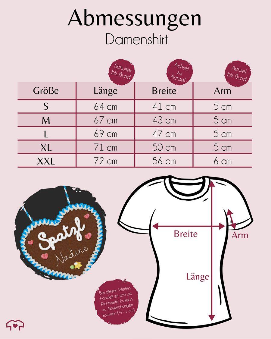 Shirtracer Spatzl - Lebkuchenherz Individuell - Hellblau Shirts & Mehr Shirtracer