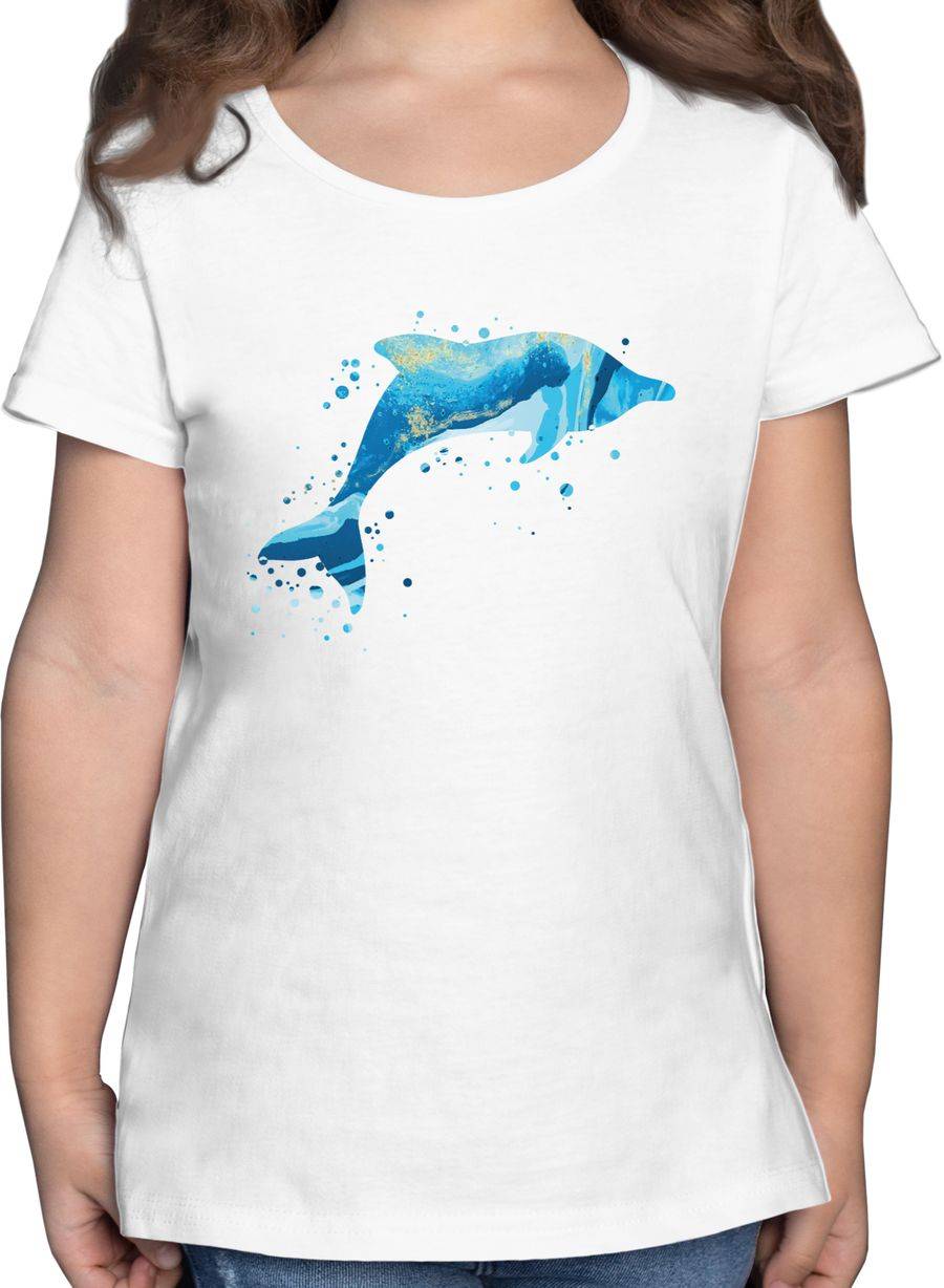 Shirtracer Springender Delfin mit Muster Shirts & Mehr Shirtracer