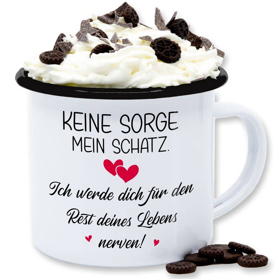 Shirtracer Sprüche Valentinstag für Sie Ihn Spruch Liebe Rest Nerven Jahrestag Pärchen Part Shirtracer