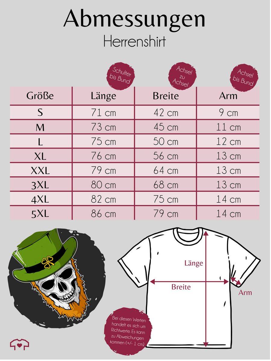 Shirtracer St. Patricks Day - Totenkopf: T-Shirt Rucksack Shirtracer