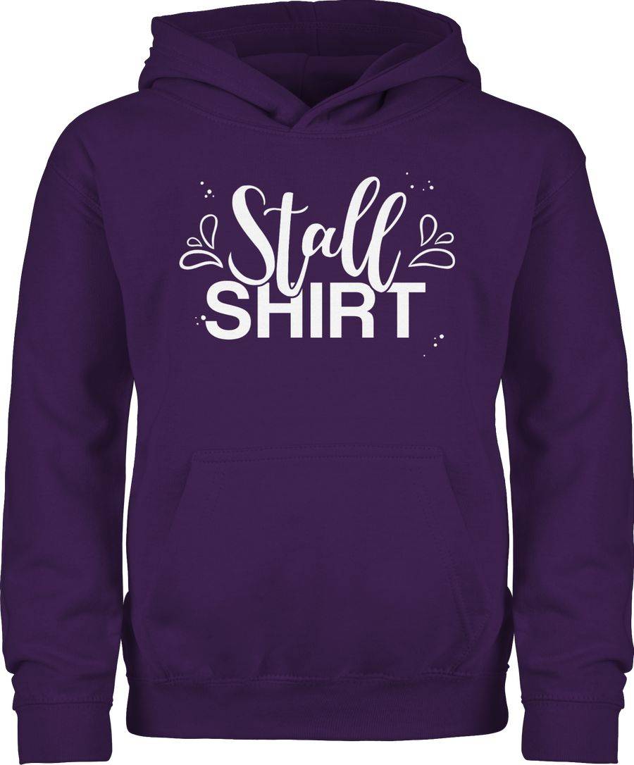 Shirtracer Stallshirt Lettering weiß Shirts & Mehr Shirtracer