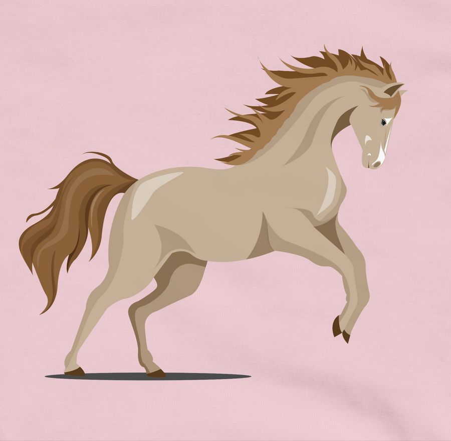 Shirtracer Steigendes Pferd: Tshirt Turnbeutel Shirtracer