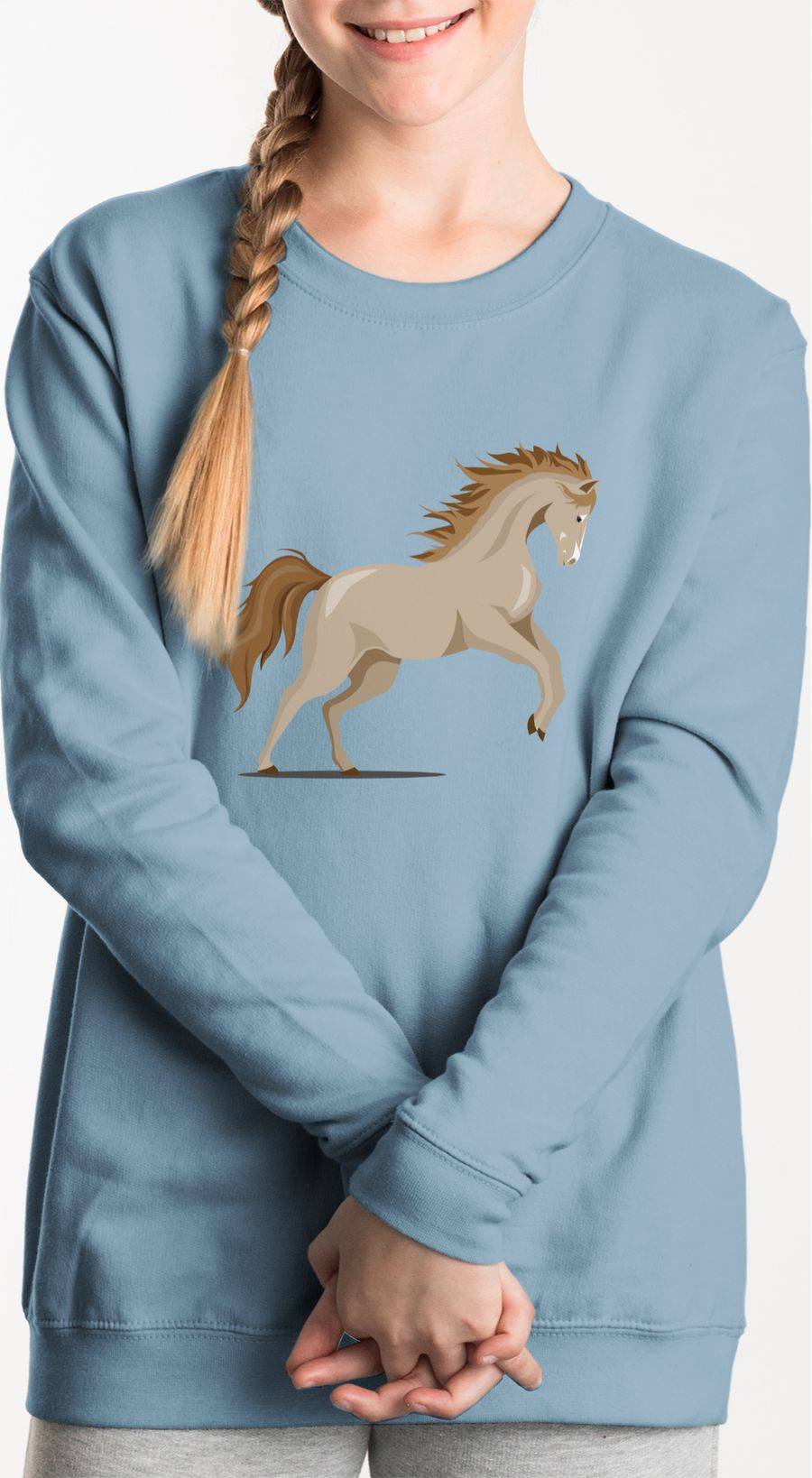 Shirtracer Steigendes Pferd: Tshirt Turnbeutel Shirtracer