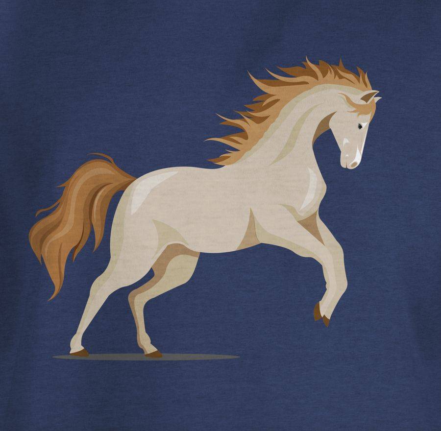 Shirtracer Steigendes Pferd: Tshirt Turnbeutel Shirtracer