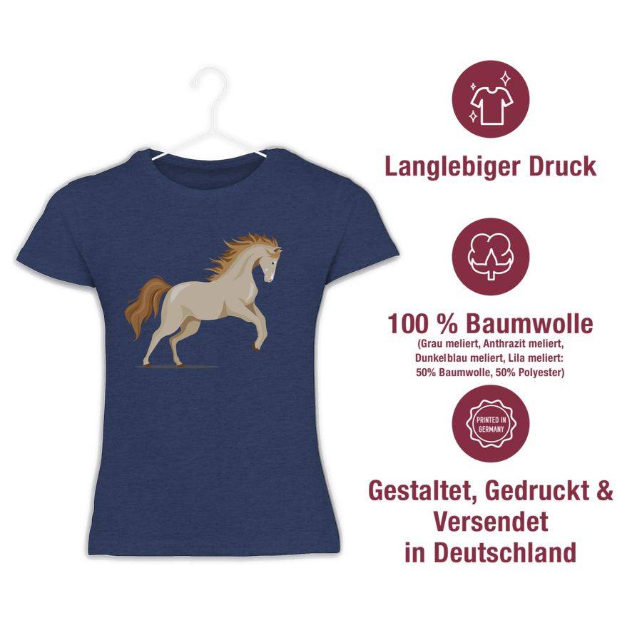 Shirtracer Steigendes Pferd: Tshirt Turnbeutel Shirtracer