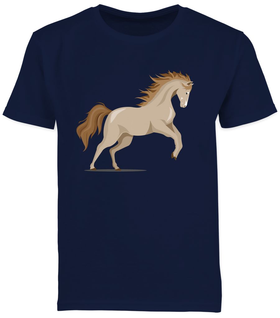 Shirtracer steigendes Pferd: Tshirt Turnbeutel Shirtracer