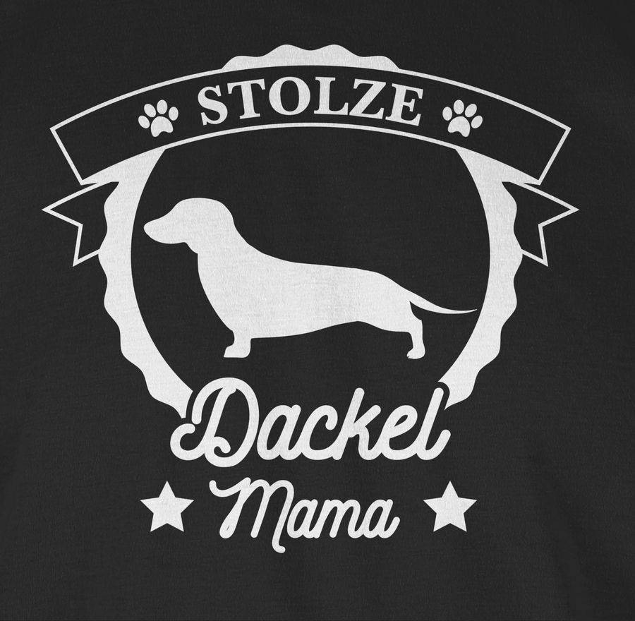 Shirtracer Stolze Dackel Mama: T-Shirt Rucksack Shirtracer