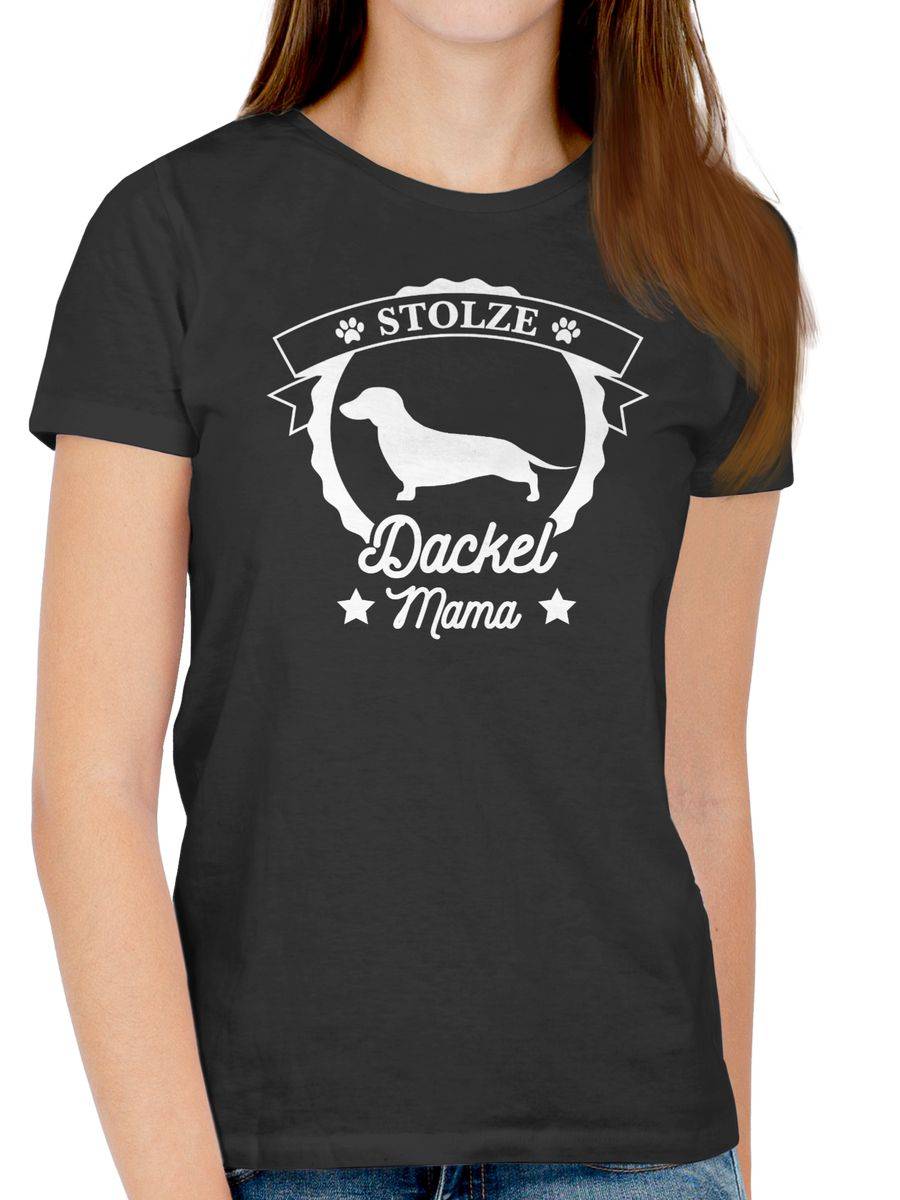 Shirtracer Stolze Dackel Mama: T-Shirt Rucksack Shirtracer