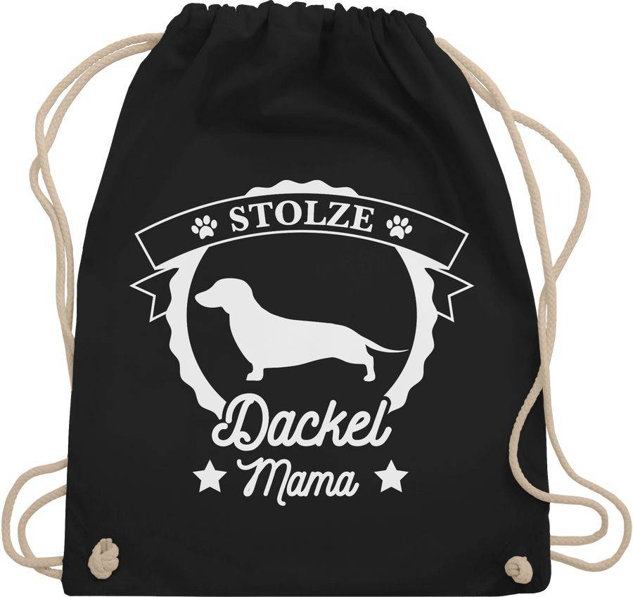 Shirtracer Stolze Dackel Mama: T-Shirt Rucksack Shirtracer