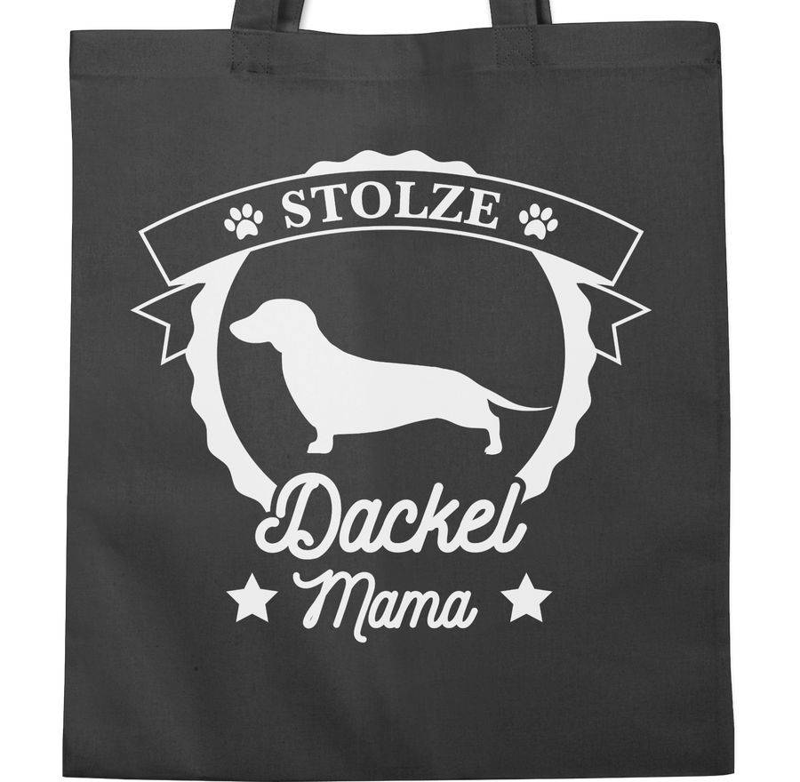 Shirtracer Stolze Dackel Mama: T-Shirt Rucksack Shirtracer