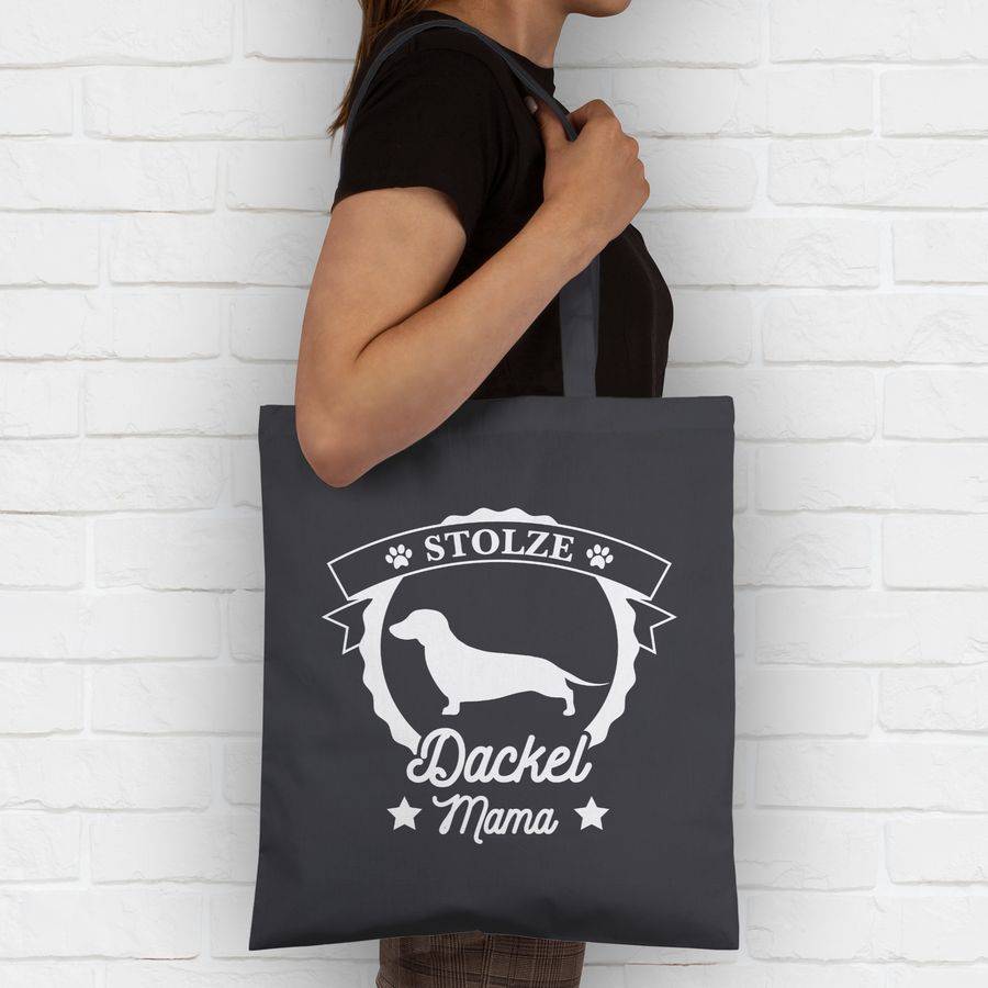 Shirtracer Stolze Dackel Mama: T-Shirt Rucksack Shirtracer