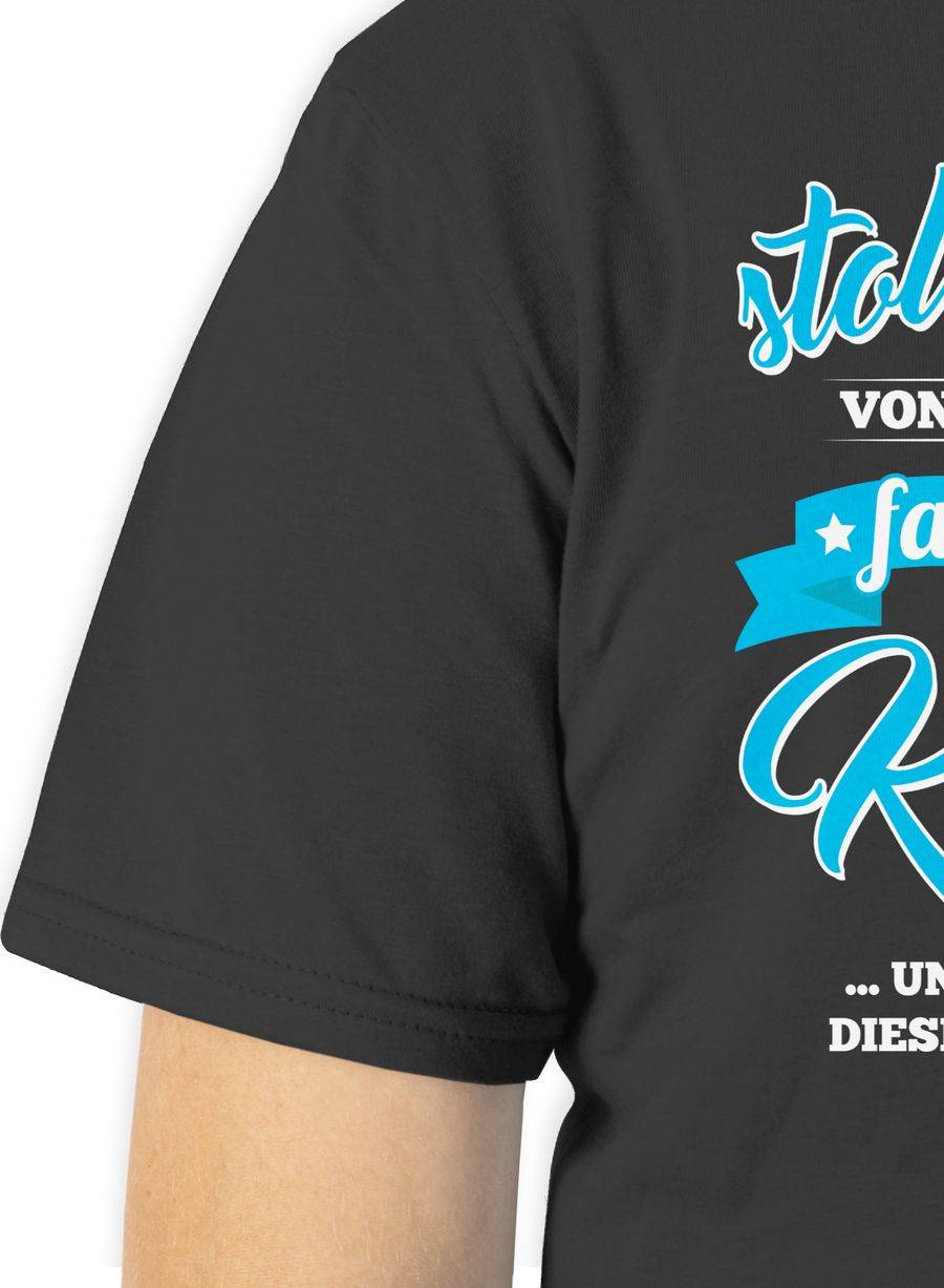 Shirtracer Stolzer Papa 3 Fantastische Kinder: Tshirt Rucksack Shirtracer