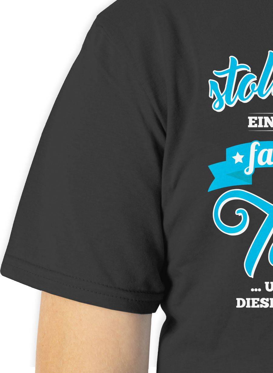 Shirtracer Stolzer Papa Einer Fantastischen Tochter: T-Shirt Gym Bag Shirtracer