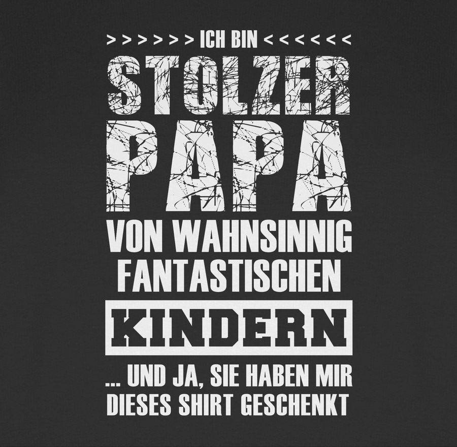 Shirtracer Stolzer Papa Fantastische Kinder: T-Shirt Gym Bag Shirtracer