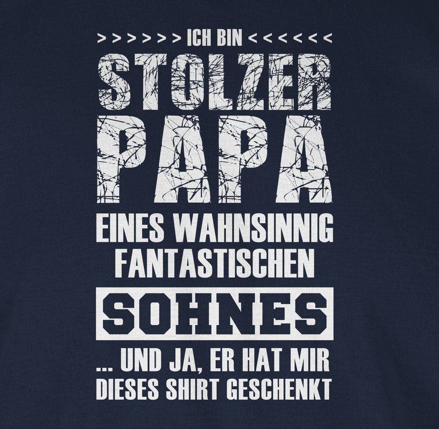 Shirtracer Stolzer Papa Fantastischer Sohn: T-Shirt Gym Bag Shirtracer