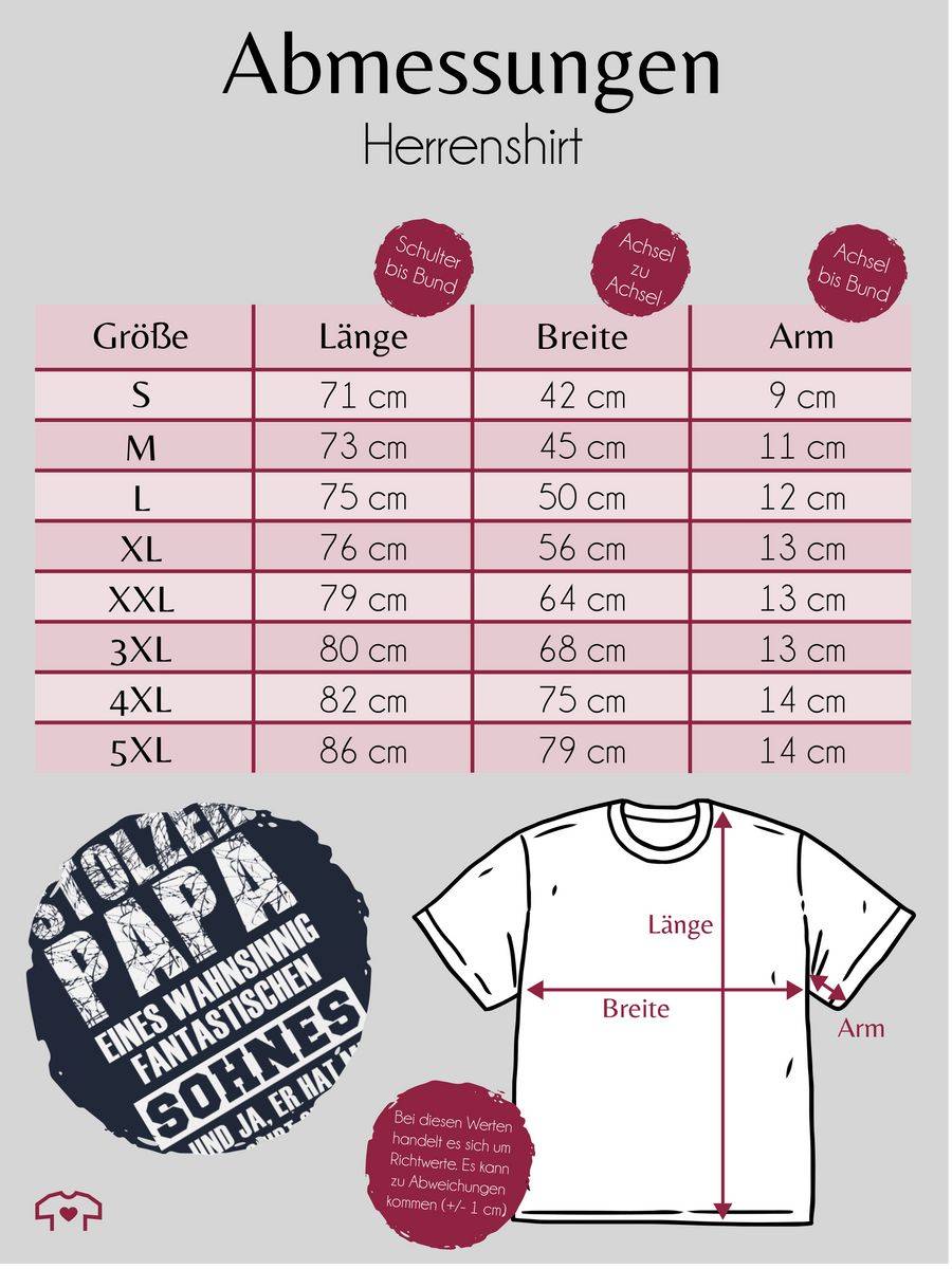 Shirtracer Stolzer Papa Fantastischer Sohn: T-Shirt Gym Bag Shirtracer