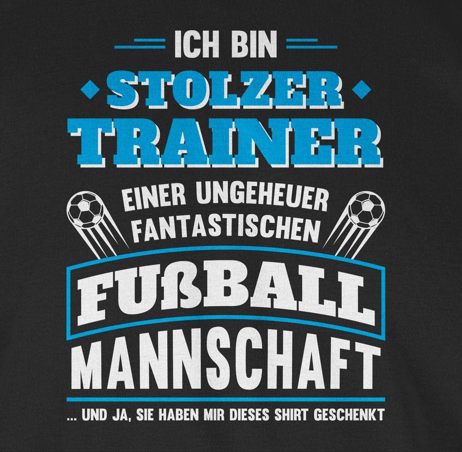 Shirtracer Stolzer Trainer Einer Fantastischen Fußballmannschaft: Tshirt Rucksack Shirtracer