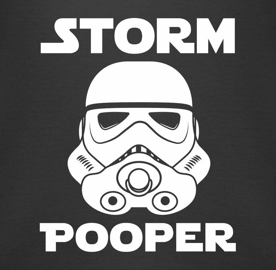 Shirtracer Storm Pooper - Stormpooper Lustige Babygeschenke Shirts & Mehr Shirtracer
