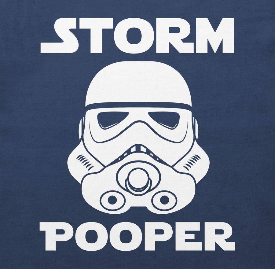 Shirtracer Storm Pooper - Stormpooper Lustige Babygeschenke Shirts & Mehr Shirtracer