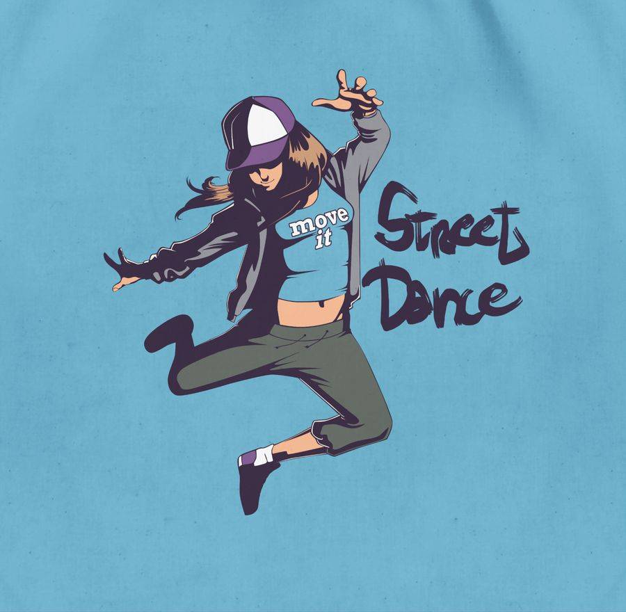 Shirtracer Street Dance Girl: Tshirt Rucksack Shirtracer