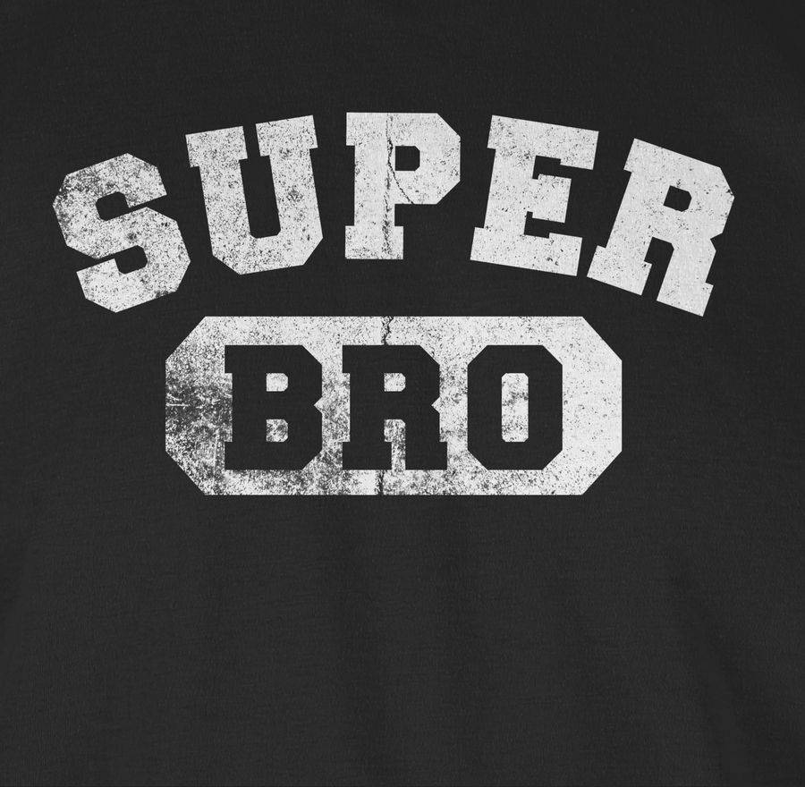 Shirtracer Super Bro - Vintage-&Collegestil: Tshirt Gym Bag Shirtracer