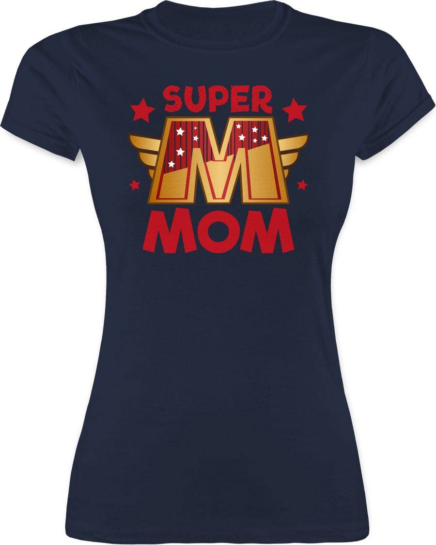 Shirtracer Super Mom großes M: T-Shirt Rucksack Shirtracer