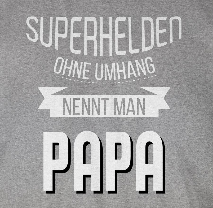 Shirtracer Superhelden Ohne Umhang Nennt Man Papa: T-Shirt Rucksack Shirtracer