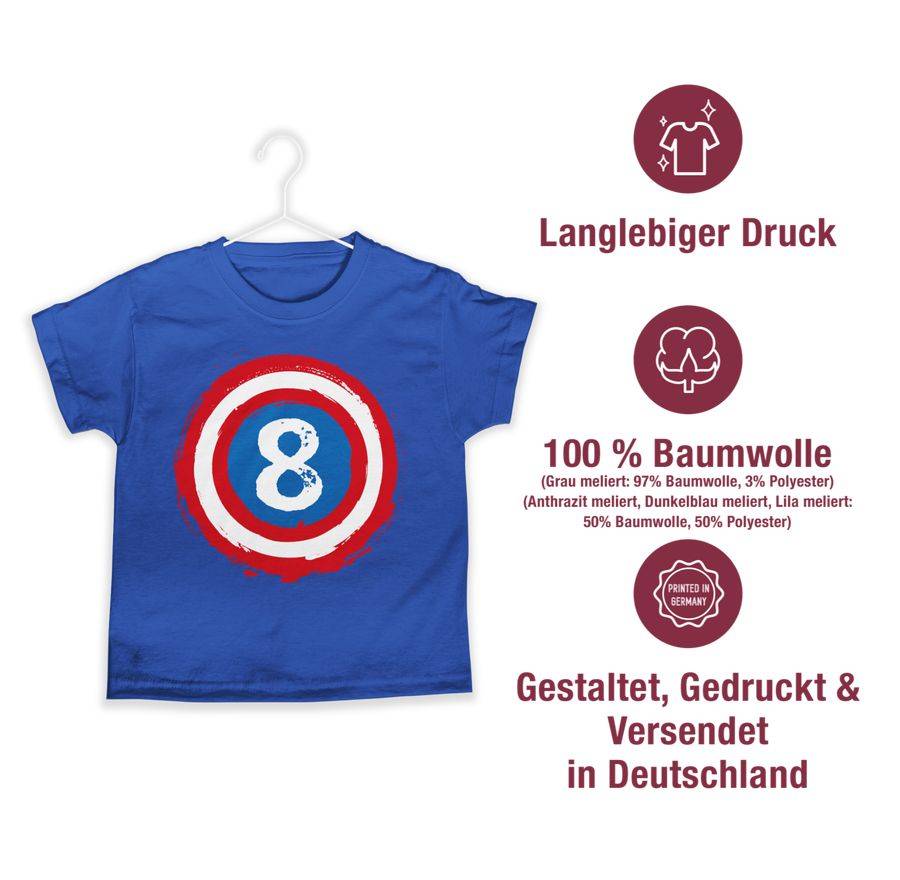 Shirtracer Superhelden Schild Acht Shirts & Mehr Shirtracer
