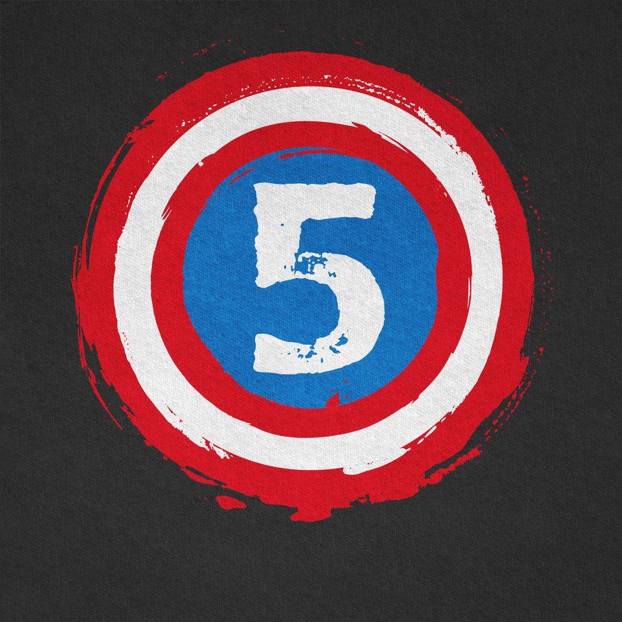 Shirtracer Superhelden Schild Fünf: Tshirt Gym Bag Shirtracer