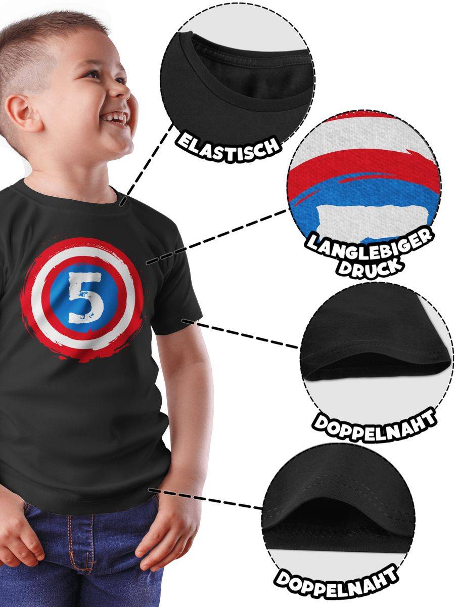 Shirtracer Superhelden Schild Fünf: Tshirt Gym Bag Shirtracer