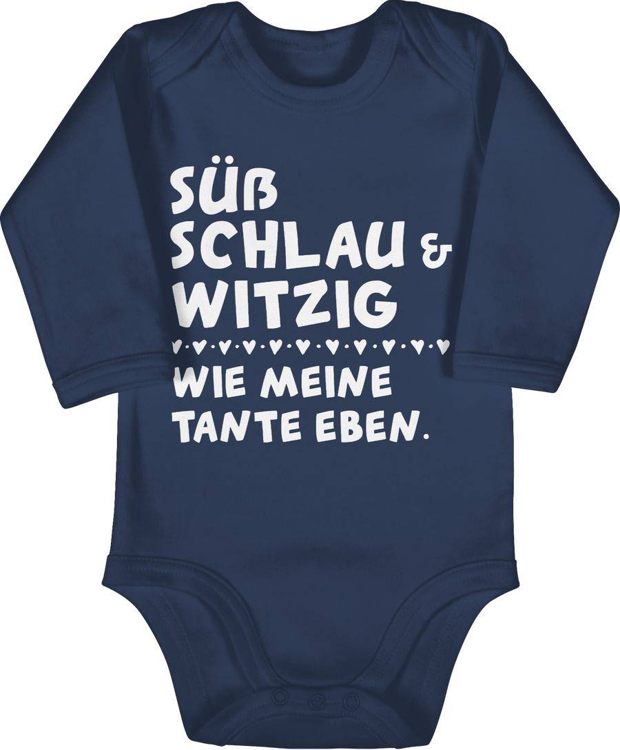 Shirtracer Süß schlau und witzig - wie meine Tante eben - Weiß Shirts & Mehr Shirtracer