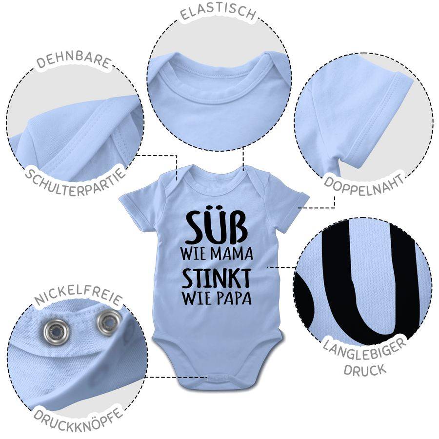 Shirtracer Süß Wie Mama - Schwarz Shirts & Mehr Shirtracer