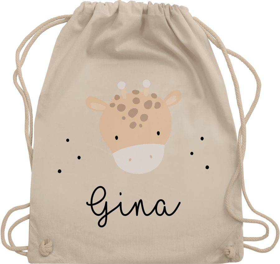 Shirtracer Süße Giraffe Giraffen Giraffenmotiv: T-Shirt Gym Bag Shirtracer