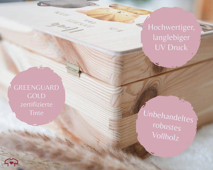 Shirtracer Süße Katzen Geschenk Zur Geburt Personalisiertes Geschenk Baby Geburtsdaten Name Shirtracer