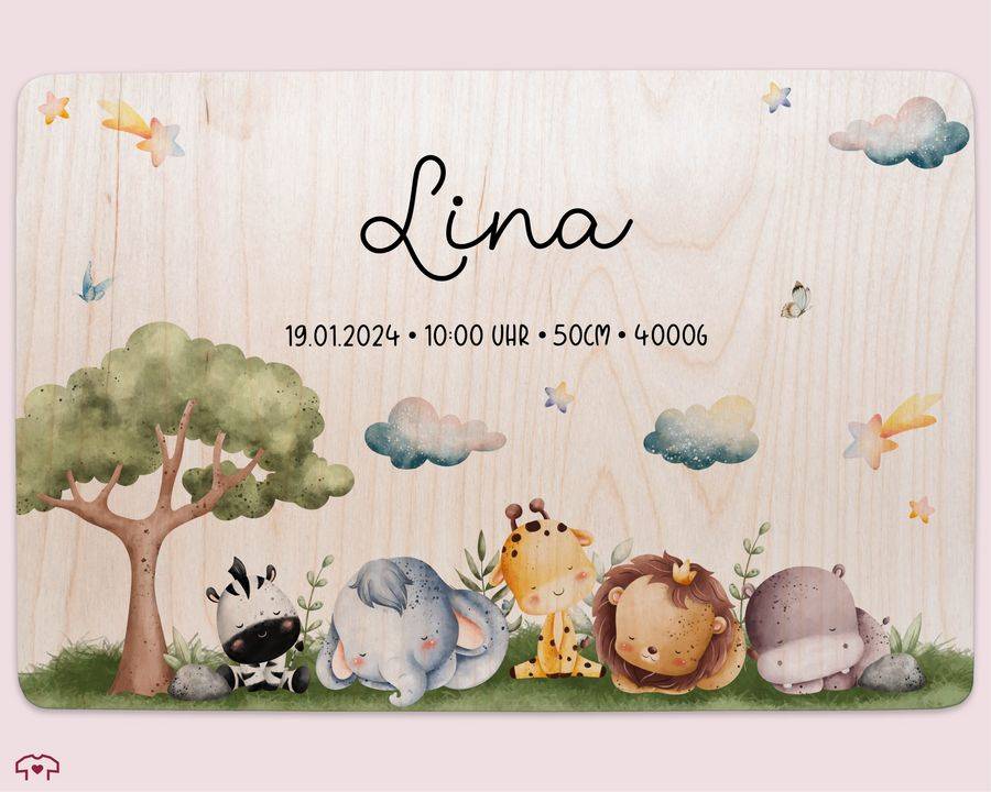 Shirtracer Süße Personalisierte Geschenkbox Baby Geburt Geschenk Geburt Erinnerungsbox Shirtracer