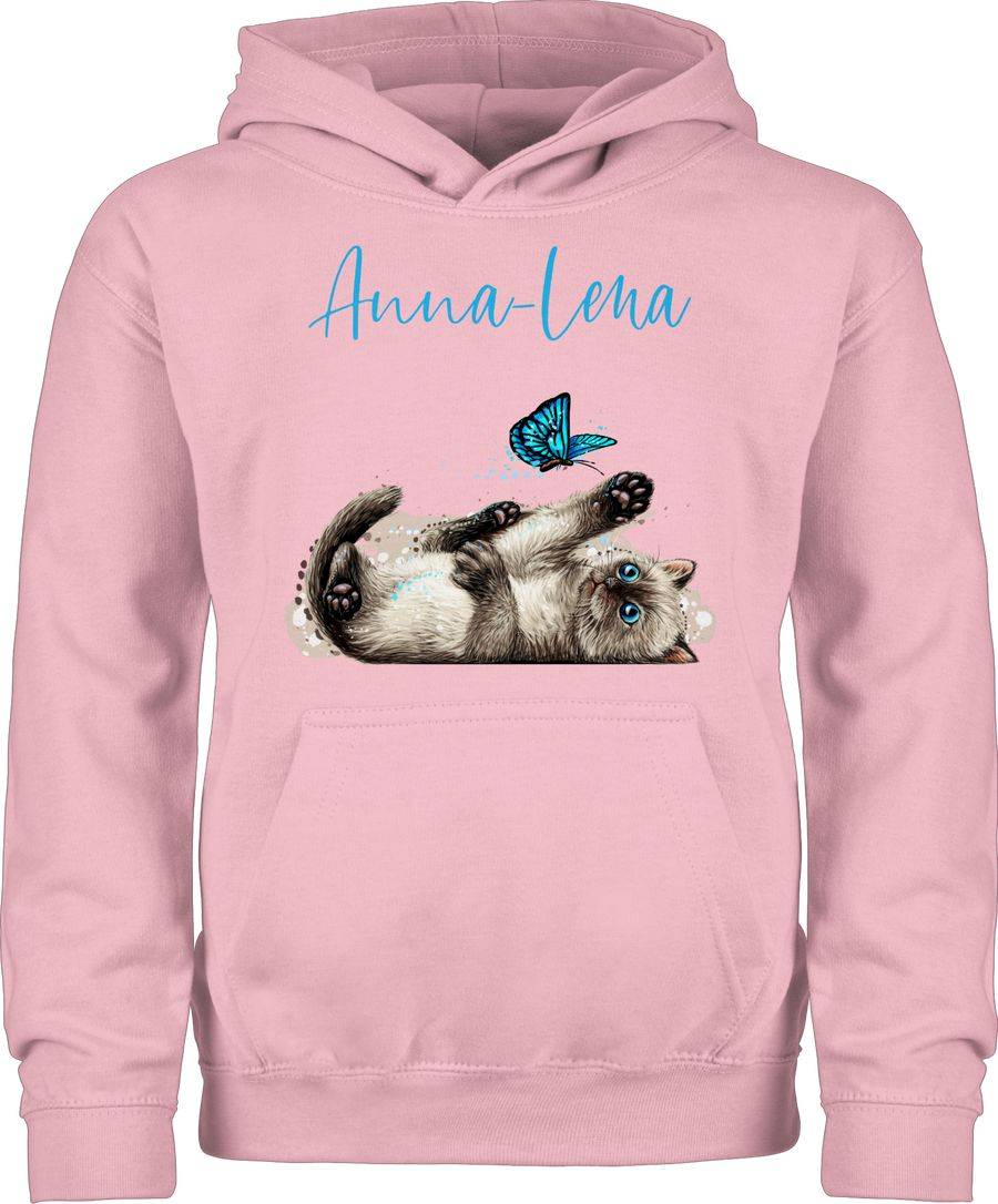 Shirtracer Süße verspielte Katze Cat Shirts & Mehr Shirtracer