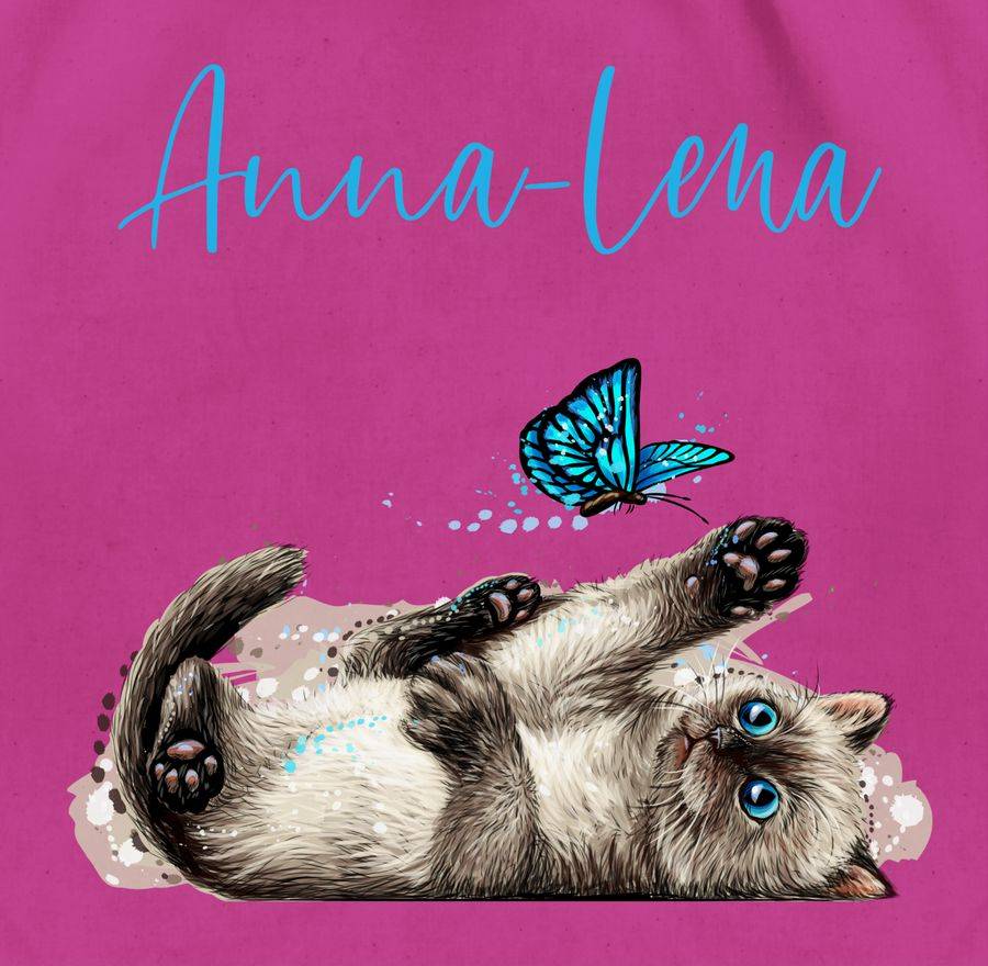 Shirtracer Süße Verspielte Katze Cat Shirts & Mehr Shirtracer