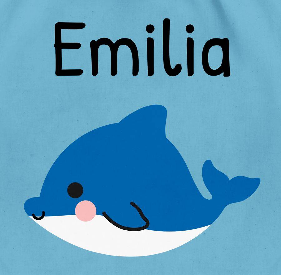 Shirtracer Süßer Delfin: T-Shirt Rucksack Shirtracer