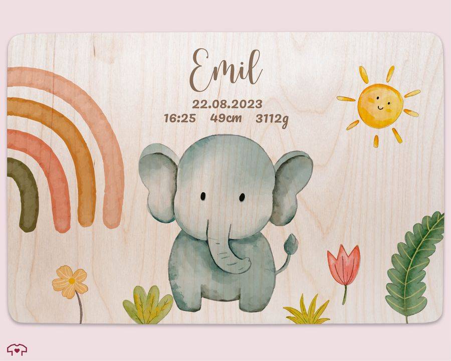 Shirtracer Süßer Elefant Mit Name Elefanten Afrika Shirts & Mehr Shirtracer