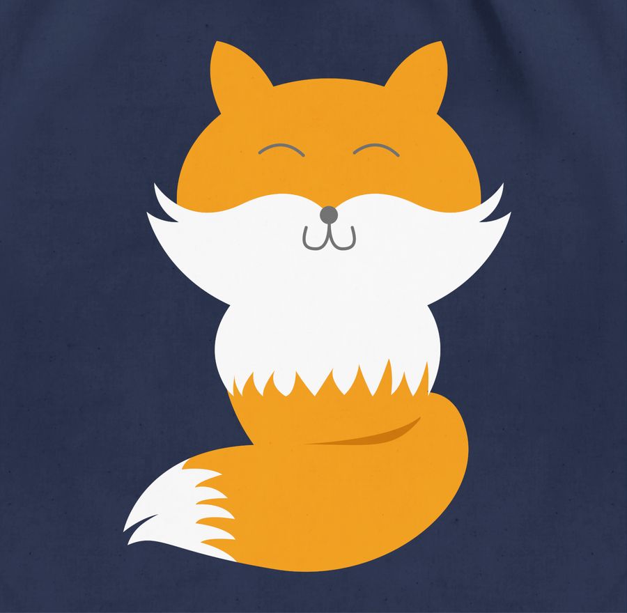 Shirtracer Süßer Fuchs: Tshirt Turnbeutel Shirtracer