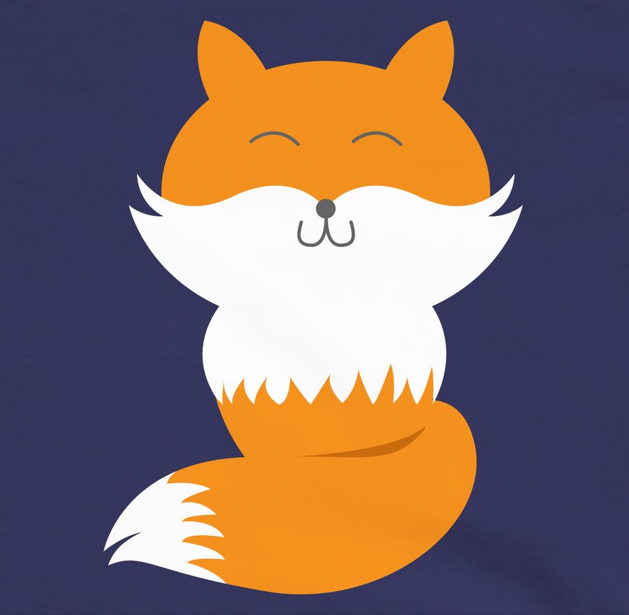 Shirtracer Süßer Fuchs: Tshirt Turnbeutel Shirtracer