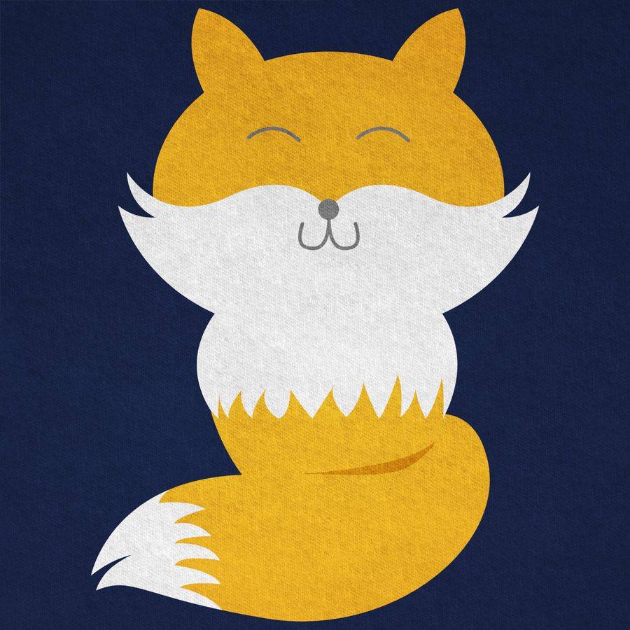 Shirtracer Süßer Fuchs: Tshirt Turnbeutel Shirtracer