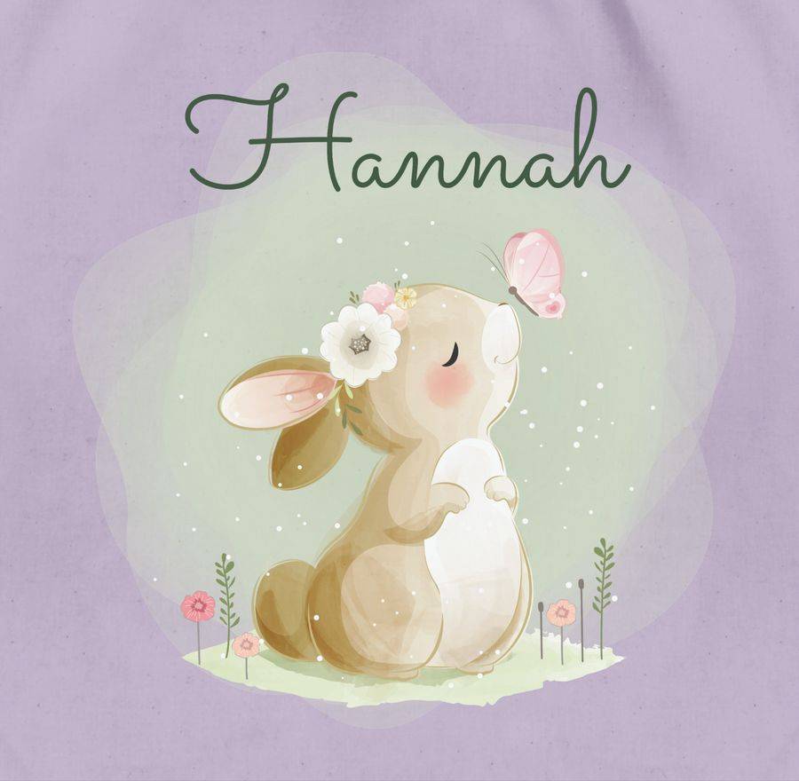 Shirtracer Süßer Hase Bunny Rabbit Hasen Kaninchen: Tshirt Rucksack Shirtracer