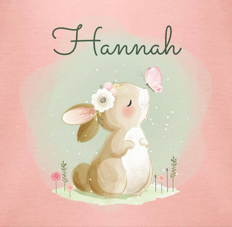 Shirtracer Süßer Hase Bunny Rabbit Hasen Kaninchen: Tshirt Rucksack Shirtracer